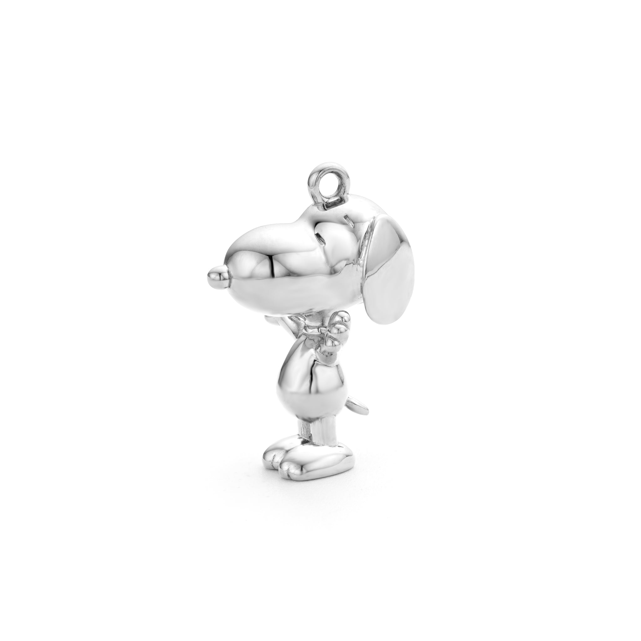 Snoopy Pendant – White Gold